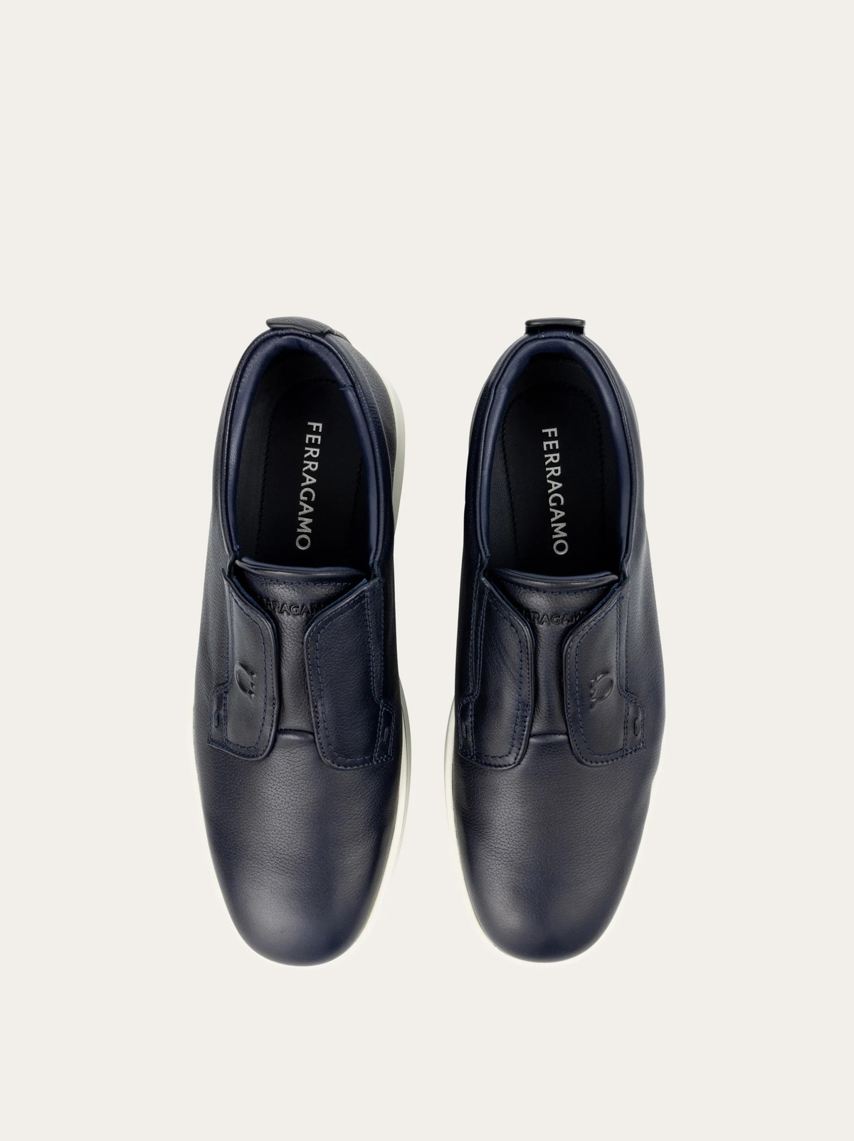 Ferragamo Mens Derby slip-on in Blue