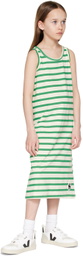 Mini Rodini Kids Green Panther Patch Dress