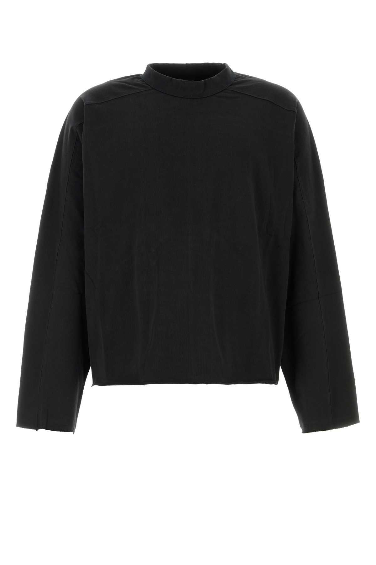 Entire Studios Black Cotton Oversize T-shirt