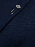 LARDINI - Double Breast Cotton Knit Jacket
