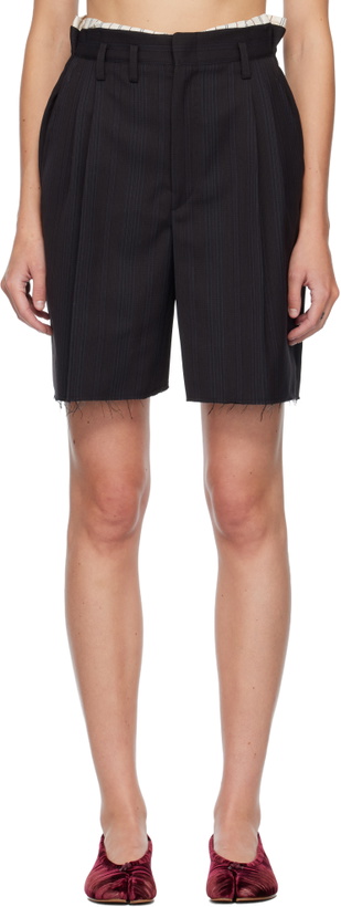 Photo: Maison Margiela Black Tailored Shorts