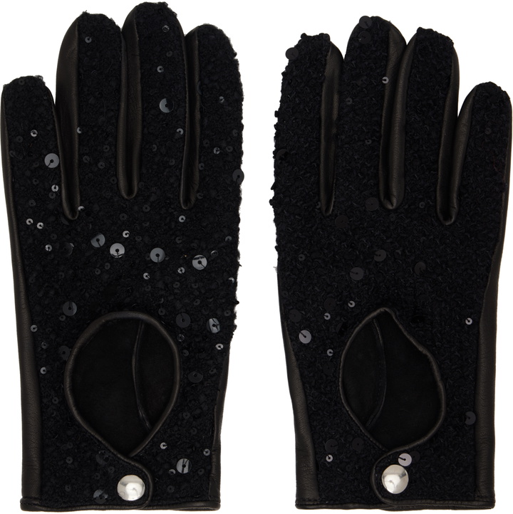Photo: Ernest W. Baker Black Sequin Driving Gloves