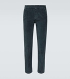 Kiton Cotton corduroy straight pants