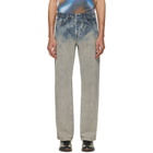 Diesel Blue Relaxed Regular Waist 1980 D-Eeper Jeans