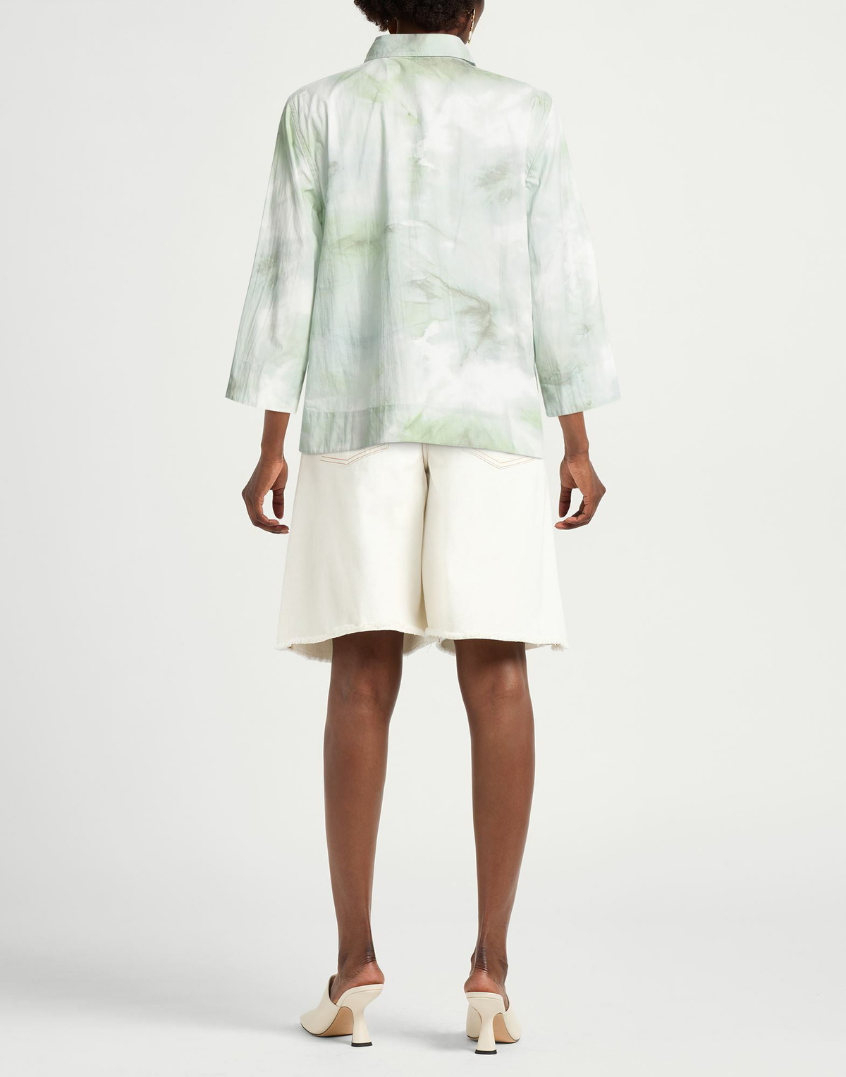 Ganni Womens Top Light in Green