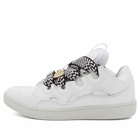 Lanvin Men's x Future Curb Sneakers in White/Black