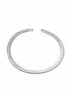 Suzanne Kalan 18K White Gold Sapphire Bangle