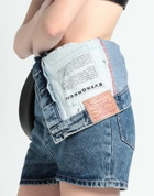 Y/project Womens Denim shorts in Blue