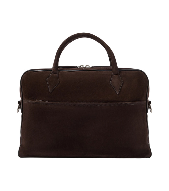 Photo: Métier Closer Slim suede briefcase