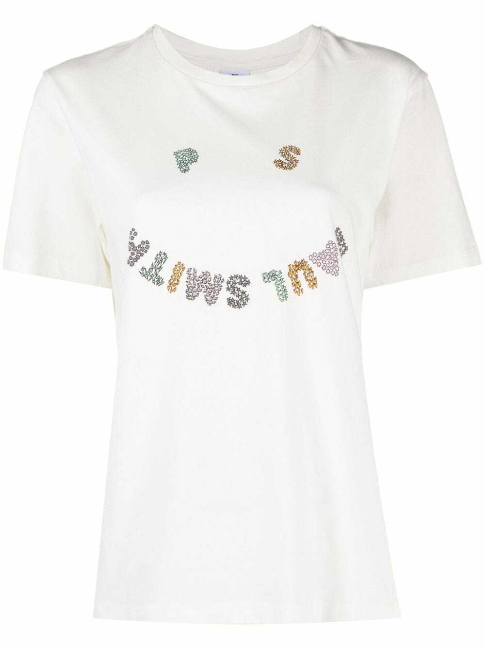 PS PAUL SMITH - Happy Logo Cotton T-shirt PS by Paul Smith
