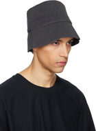 HOMME PLISSÉ ISSEY MIYAKE Gray Washi Bucket Hat