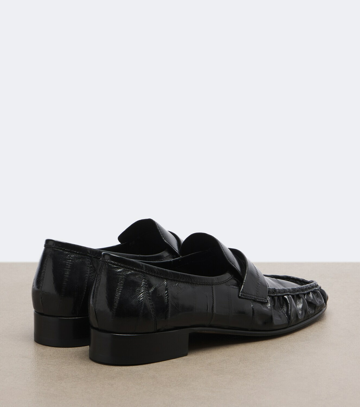 The Row Soft Two eel leather loafers