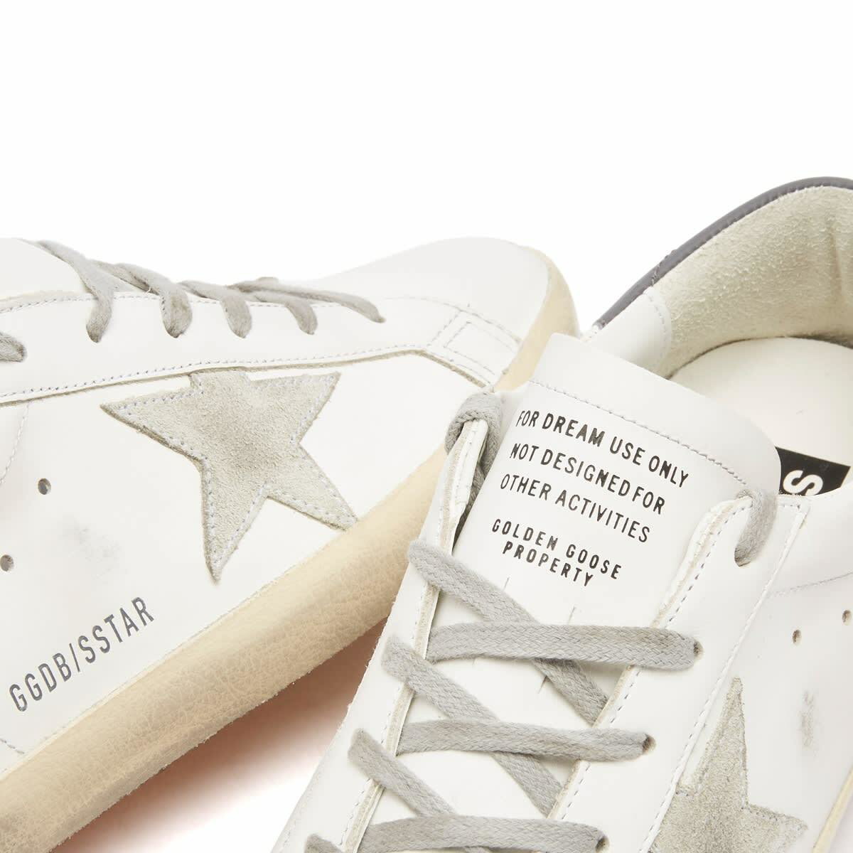 スニーカー GOLDEN GOOSE Women Sneakers GWF00102 F002182 10803 WHITE ICE Golden Goose Wmns Superstar 'White Ice Silver' - Rainy Clouds OG