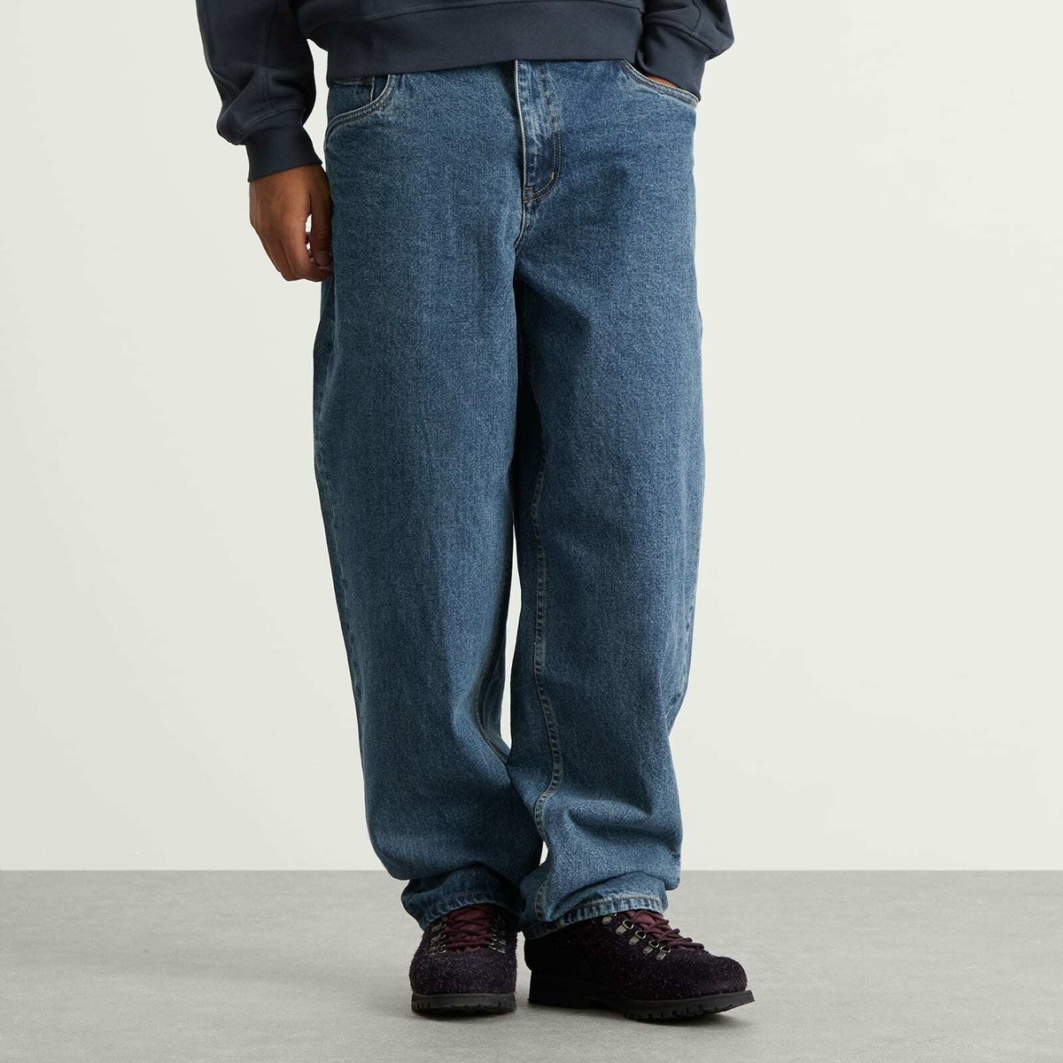 Dime Men's Baggy Denim Pants in Knowtomatic Blue Dime