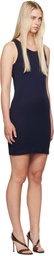 Helmut Lang Navy Tank Minidress