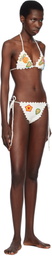 Casablanca White Motif Crochet Bikini Bottom