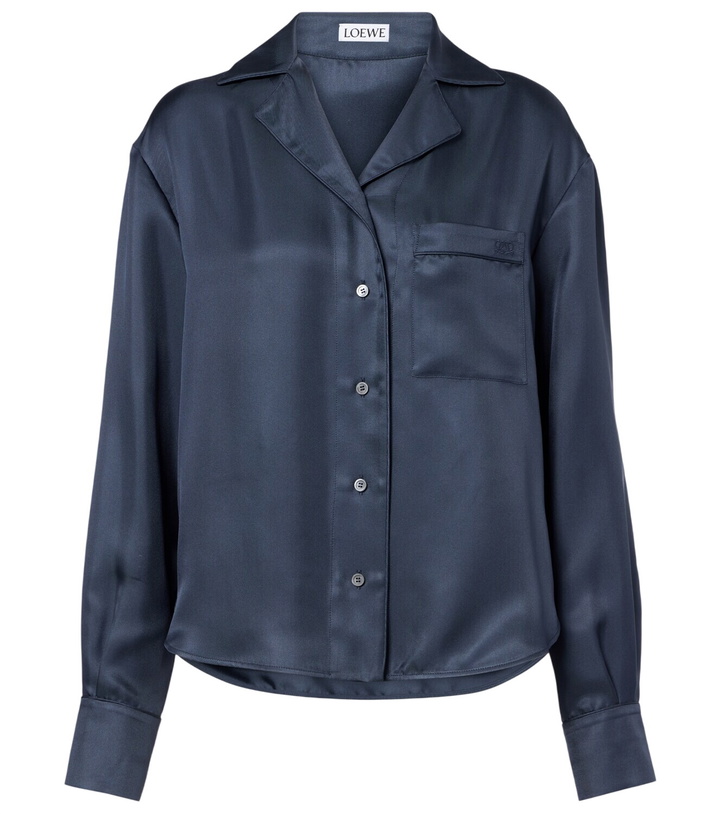 Photo: Loewe Silk twill shirt