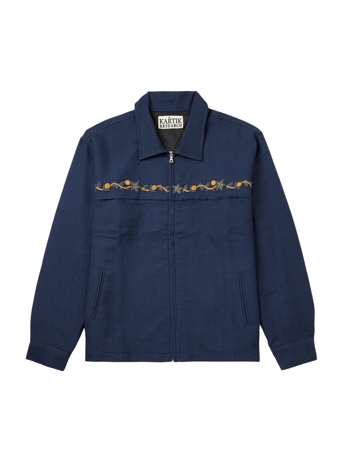 Kartik Research - Baracuta Embellished Embroidered Herringbone Kartik Research - Baracuta Embellished Embroidered Herringbone