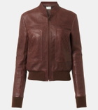 The Row Bader leather jacket