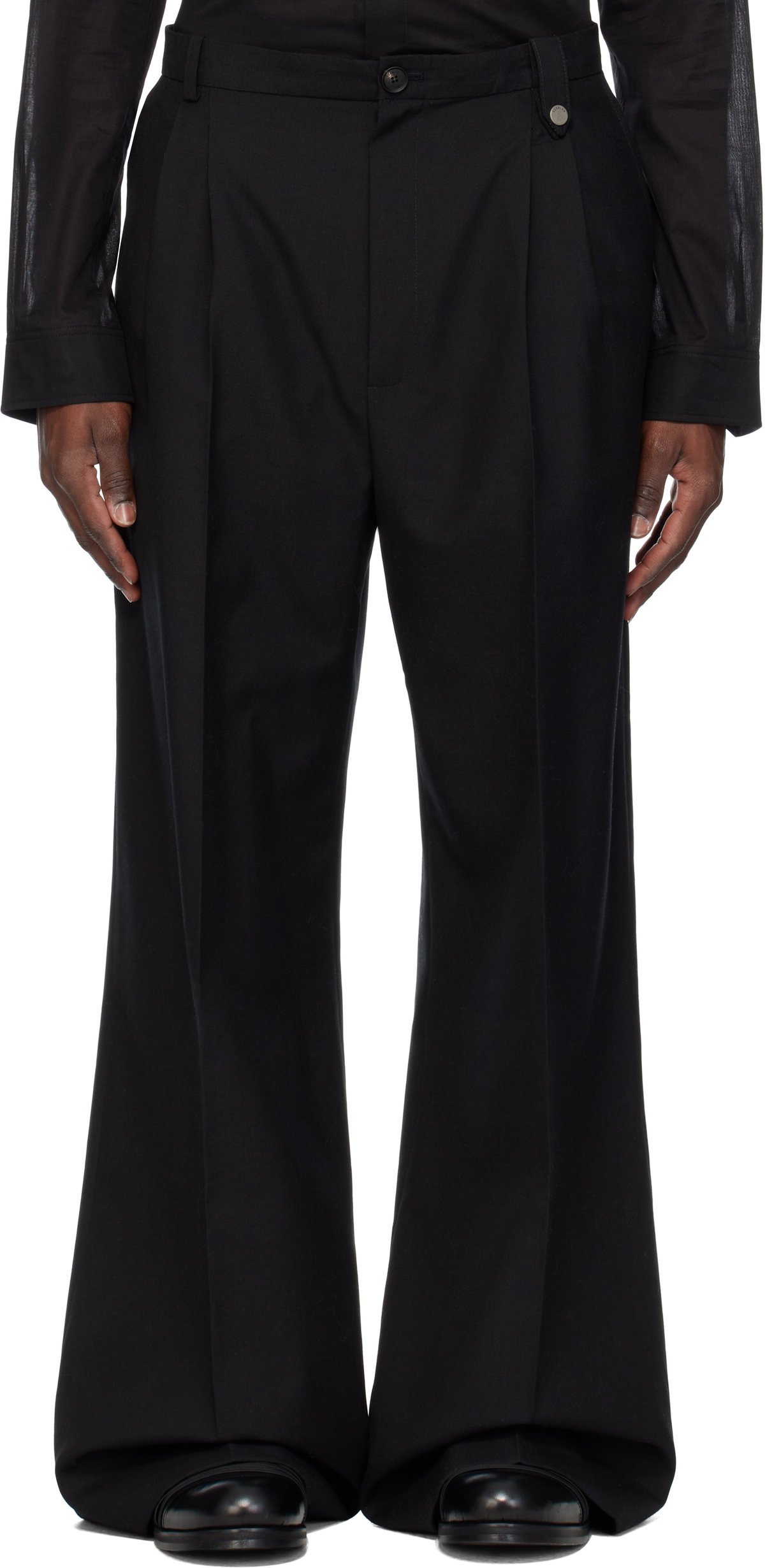 パンツ EGONLAB SAMI TROUSERS FW22 Pants Sami Clitched Pied de Poule - Please Do Not Enter