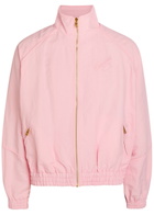 Willy Chavarria Ruff Rider Logo-embroidered Woven Track Jacket Pink