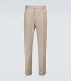 Loro Piana - City cotton and wool-blend pants