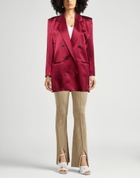 Magda Butrym Womens Blazer Burgundy