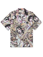 Wacko Maria - Tim Lehi Camp-Collar Printed Woven Shirt - Neutrals