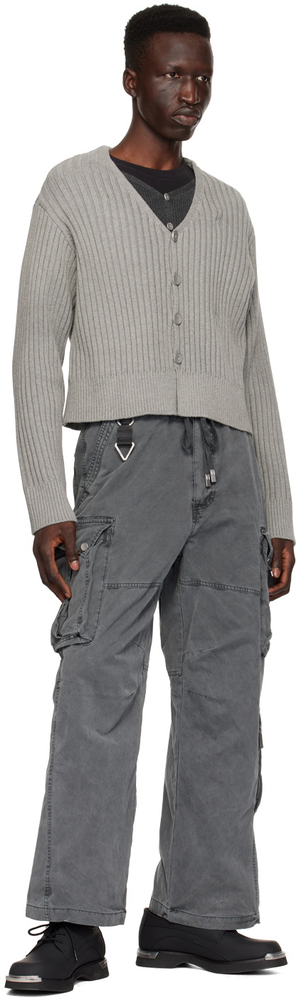 C2H4 Gray Volcano Cargo Pants