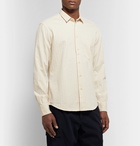 Barena - Slim-Fit Herringbone Cotton Shirt - Ecru