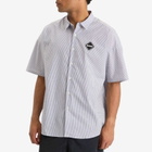 F.C. Real Bristol Men's Big Logo Baggy Shirt in Navy Stripe