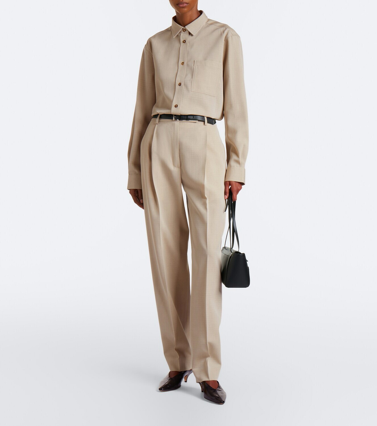 Róhe Wool and silk shirt