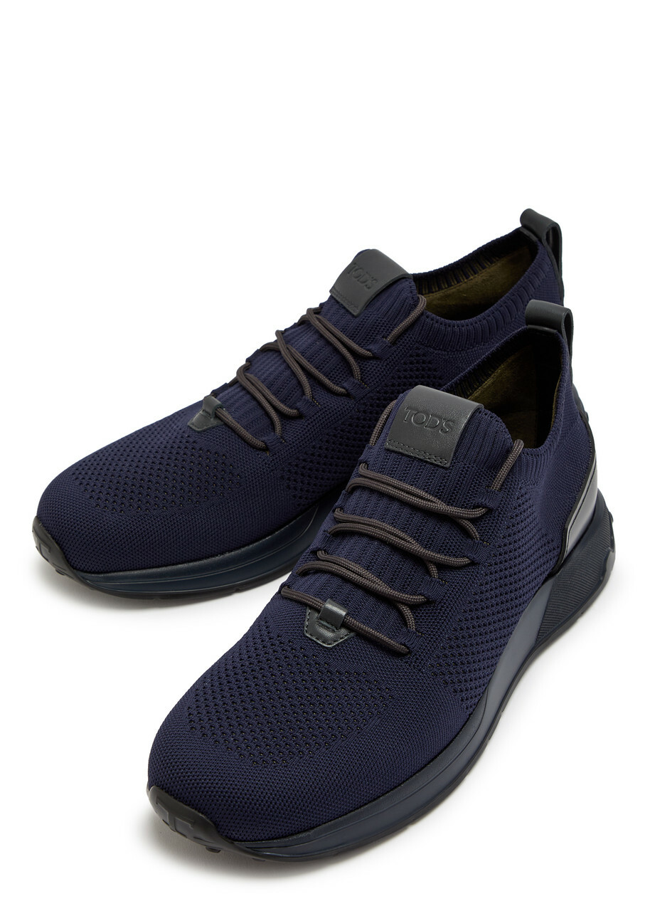 Tods Calzino Knit Sneakers Navy