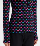 Goldbergh Cuori printed ski top