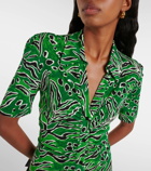 Diane von Furstenberg Printed jersey midi dress