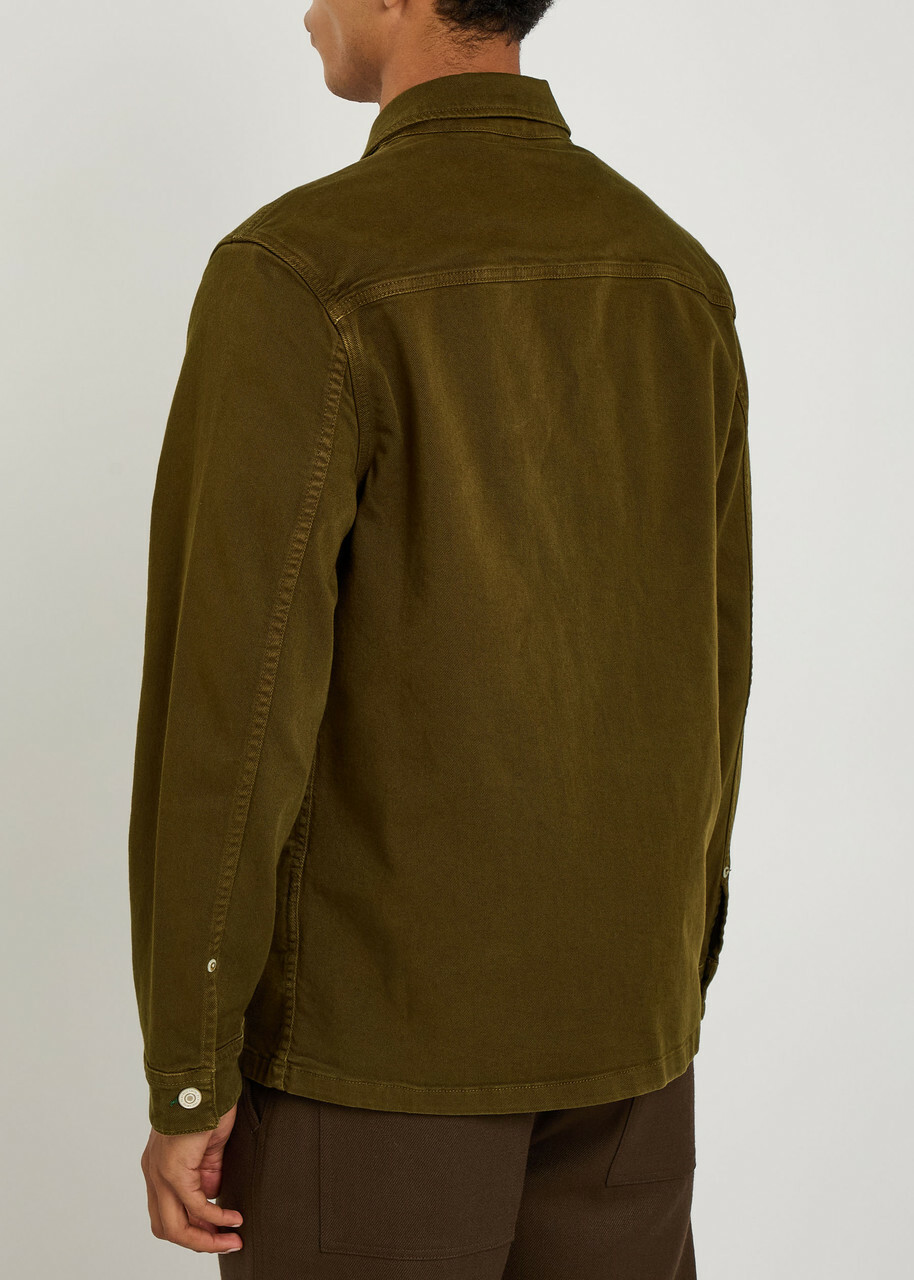 PS Paul Smith Chore Stretch-cotton Overshirt Green