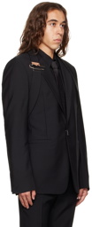 Givenchy Black U-Lock Blazer