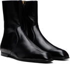 KHAITE Black Colt Ankle Boots
