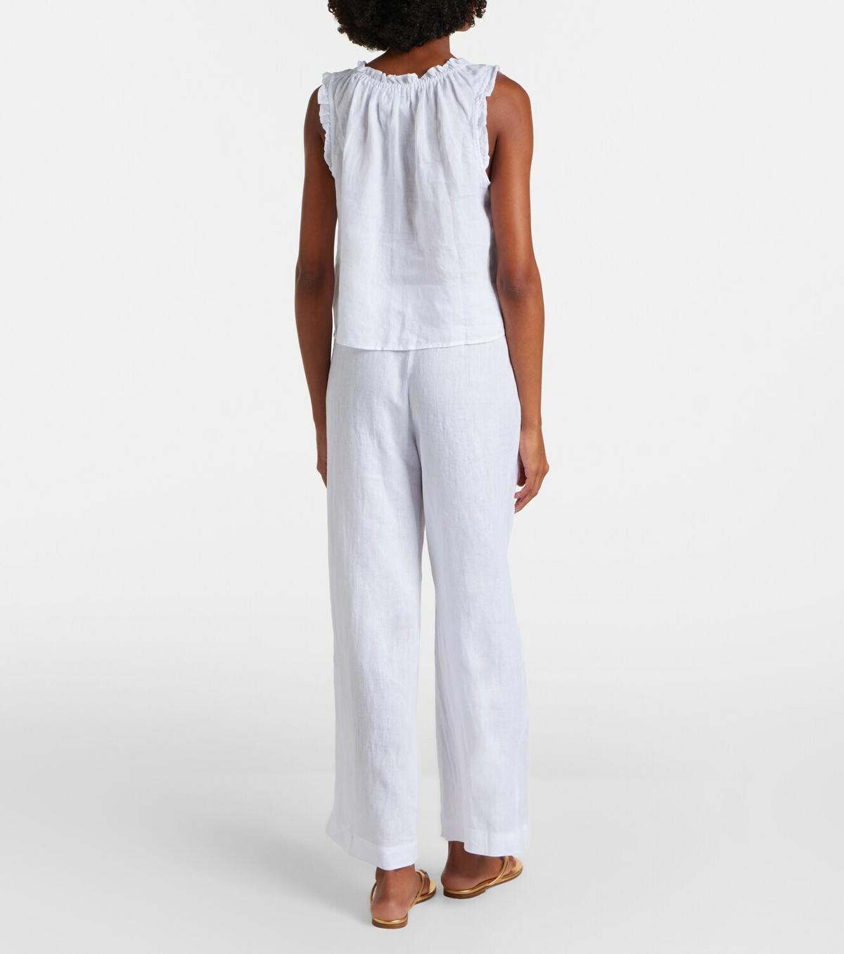 Velvet Stephanie linen wide-leg pants
