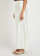 Skiim Satin Maxi Skirt Off White