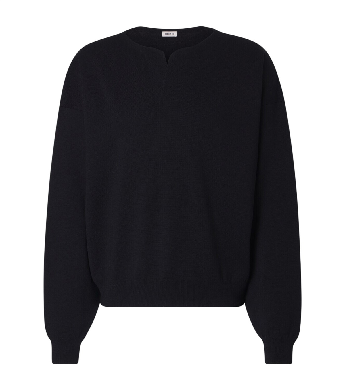 Fear of God Black Mesh Motocross Jersey Sweater Fear Of God