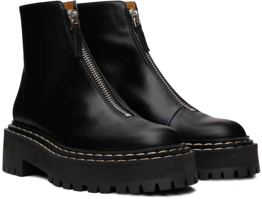 Proenza Schouler Black Zip Boots Proenza Schouler