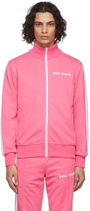 Photo: Palm Angels Pink Classic Track Jacket