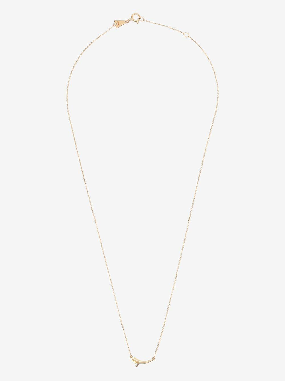 Adina Reyter 14K Yellow Gold Thorn Tiny Diamond Necklace