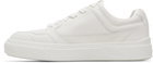 Ferragamo White Gancini Sneakers