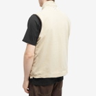Pop Trading Company Men's Reversible Ripstop Safari Vest in Delicioso/White Pepper