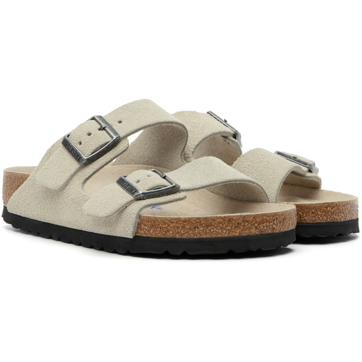Birkenstock Taupe Regular Arizona Soft Footbed Sandals
