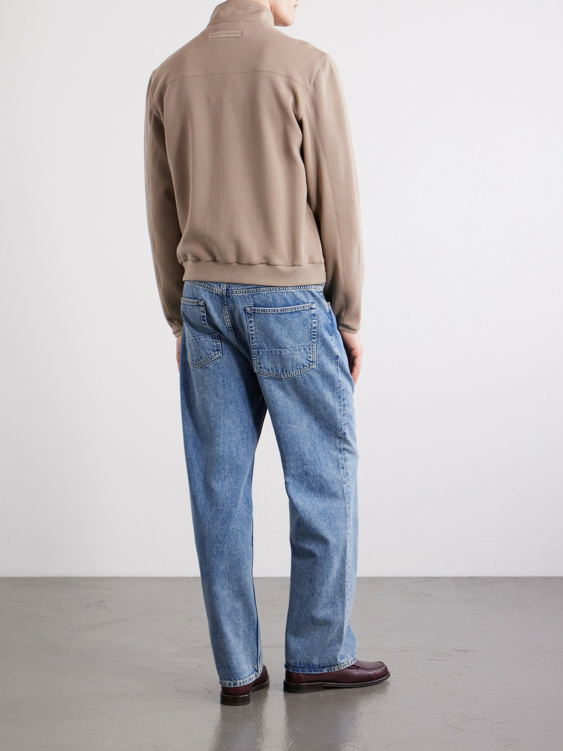 Zegna - Honeycomb-Knit Cotton, Wool and Silk-Blend Zip-Up Sweater - Brown