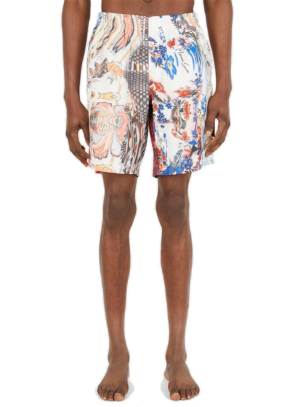 Photo: Multi Print Swim Shorts in Multicolour