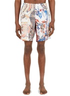 Multi Print Swim Shorts in Multicolour